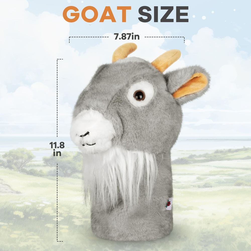 Big Crazy goat headcover inner lining detail protecting club finish