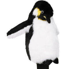 Big Crazy penguin headcover front view showing playful design and protection
