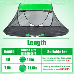 Biggun close-up of high-density mesh highlighting breathable ventilation and bug barrier