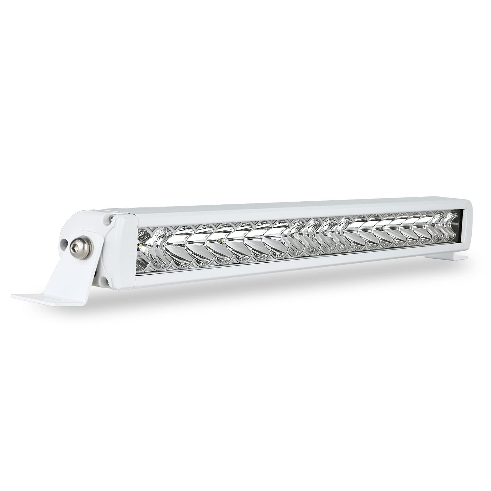 BIGLION.X front view showing slim marine light bar and bright output