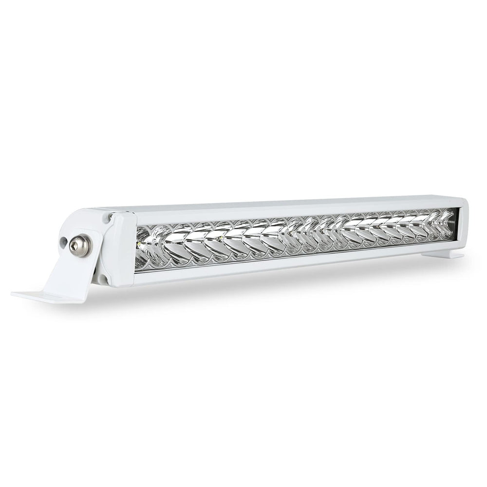 BIGLION.X front view showing slim marine light bar and bright output