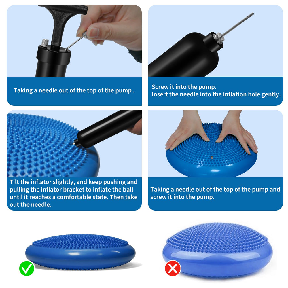 biguphate inflation pump and valve included for quick firmness adjustments