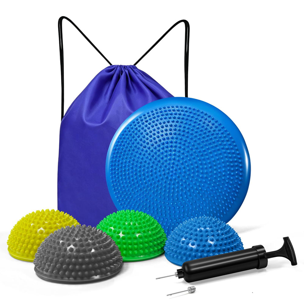 biguphate wobble disc front view showing stable base and grip benefits