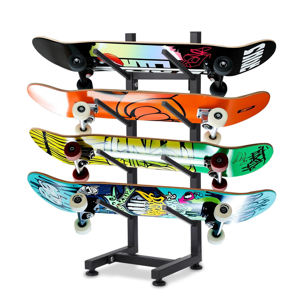 BiJun front view with four boards showing organized display and space saving