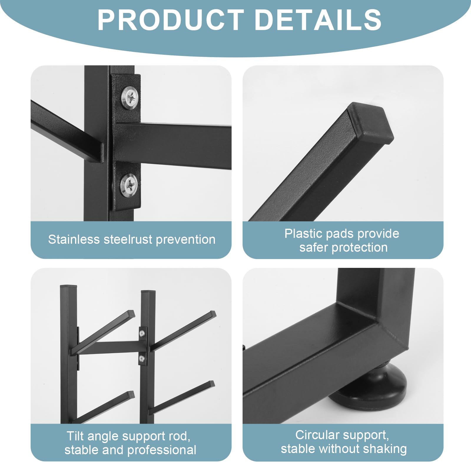 BiJun included hardware and simple instructions showing easy assembly
