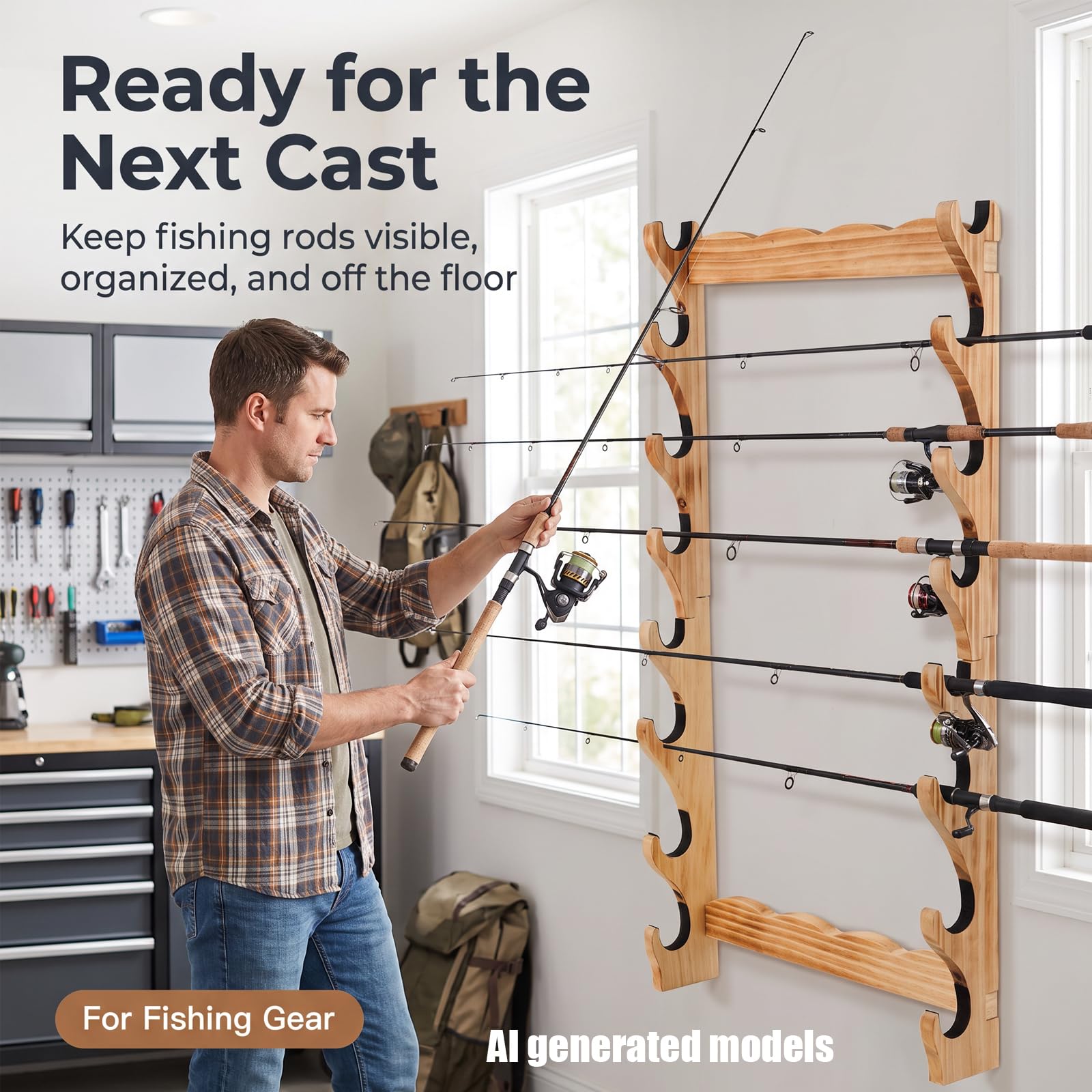 BiJun mounted rack with katana collection displaying organized presentation and safety