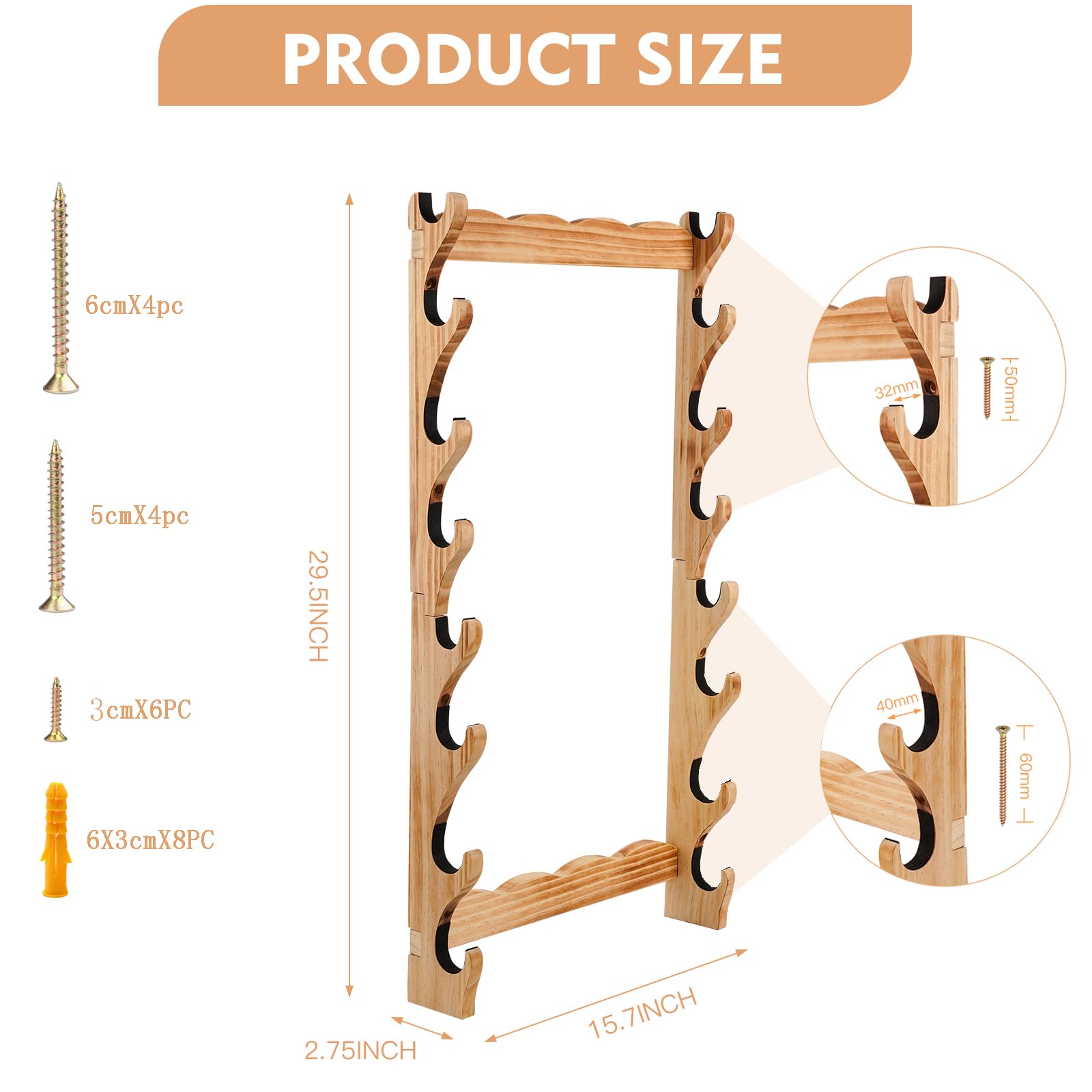 BiJun side profile of eight tiers showing stable support and even weight distribution