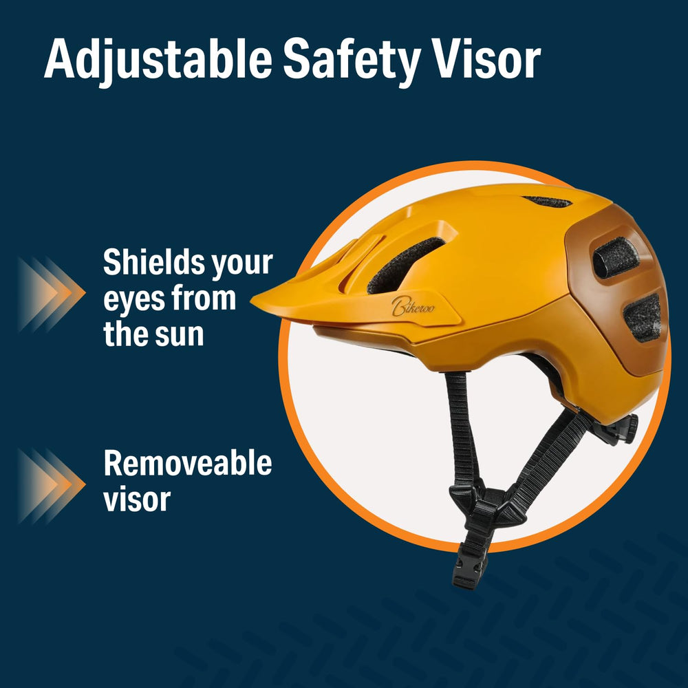 Bikeroo adjustment dial and straps ensuring custom fit and stability benefit