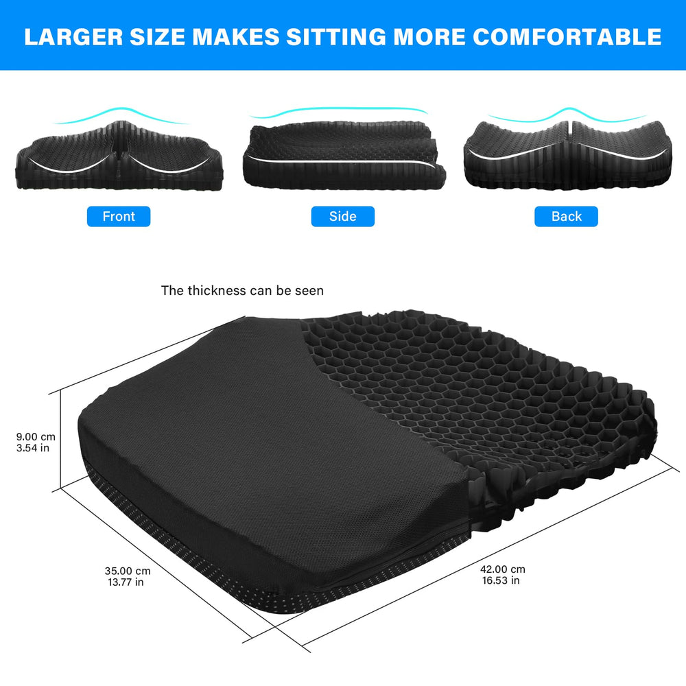 Bilbear next to water bottle showing cushion size and scale