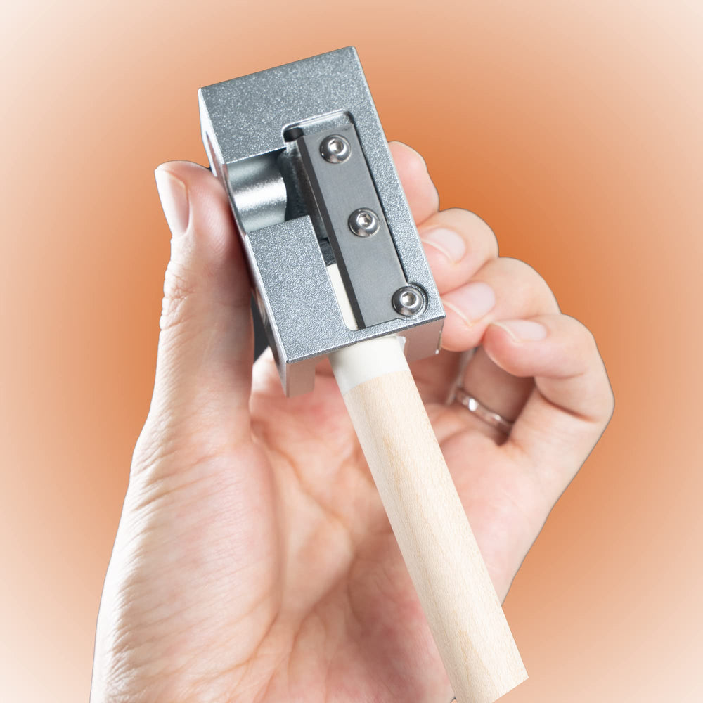 Billmart shaping module detail demonstrating tip contouring for better cue control