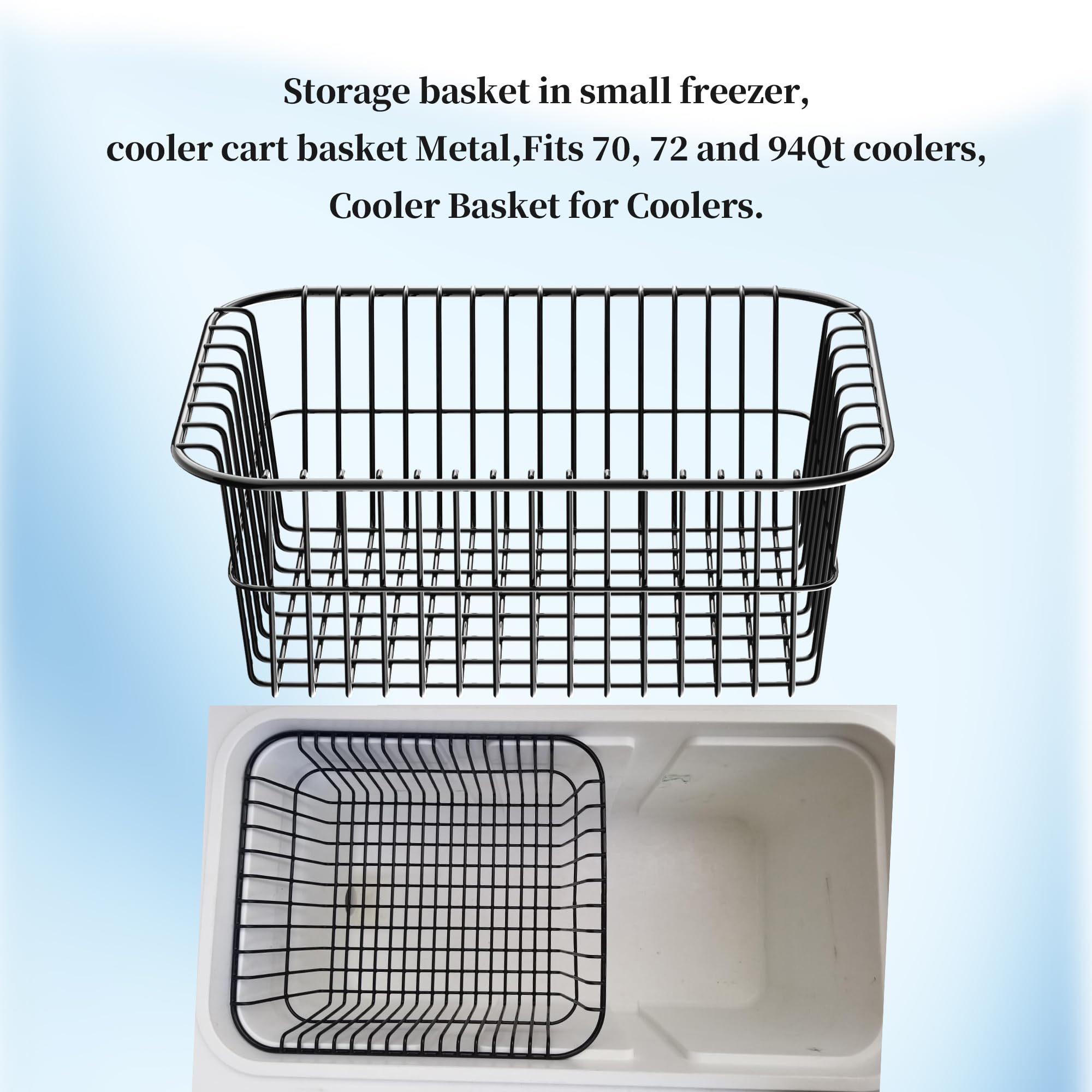 BiLLNE basket in camping scene emphasizing durable organization on trips