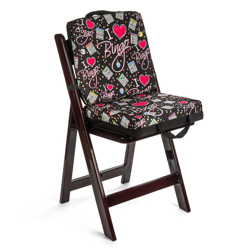 Bingo Innovation side profile showing full 3-inch thickness for extra seating comfort