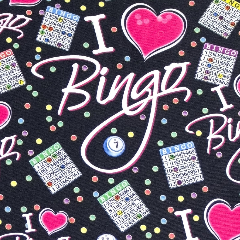 Bingo Innovation scale shot beside daubers to show cushion size and portability