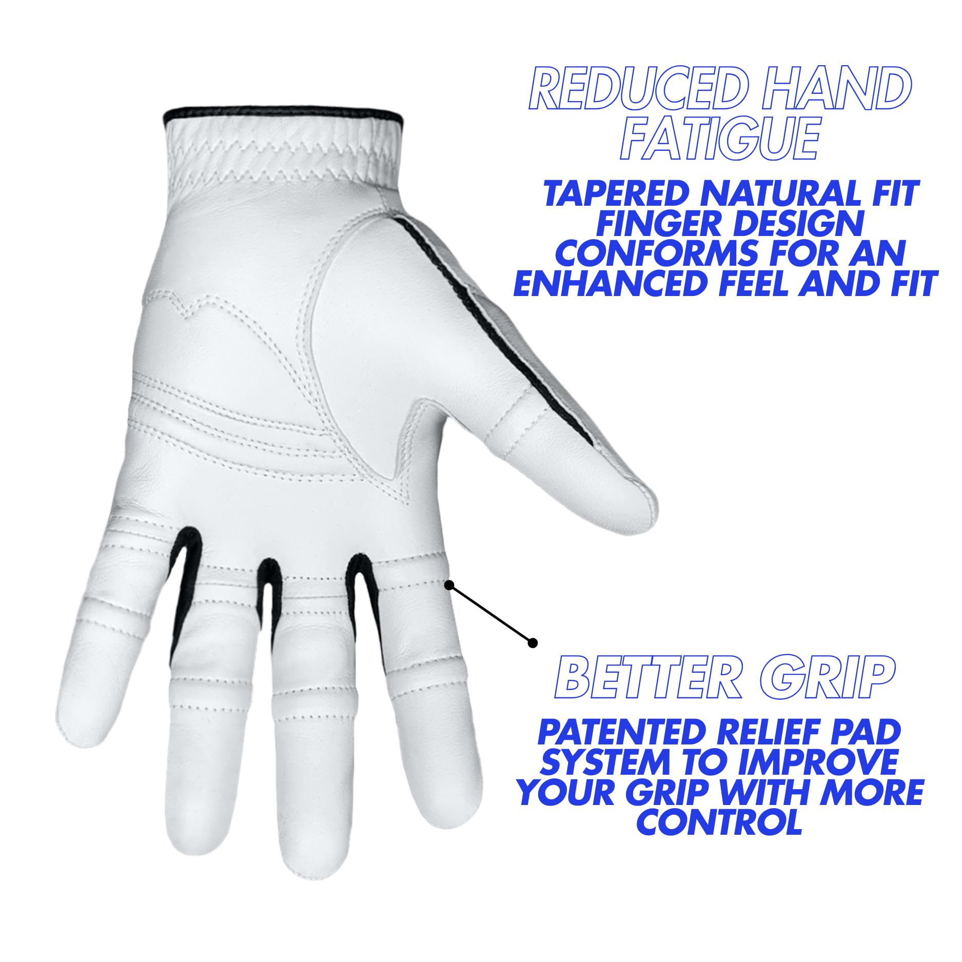 Bionic glove finger pre-rotation detail highlighting ergonomic shaping for consistent contact