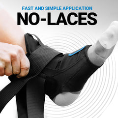 BioSkin APX forefoot strap detail illustrating adjustable lockdown and comfort