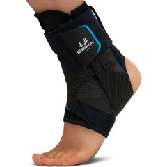 BioSkin APX XLarge front view showing brace shape and quick-fit benefits