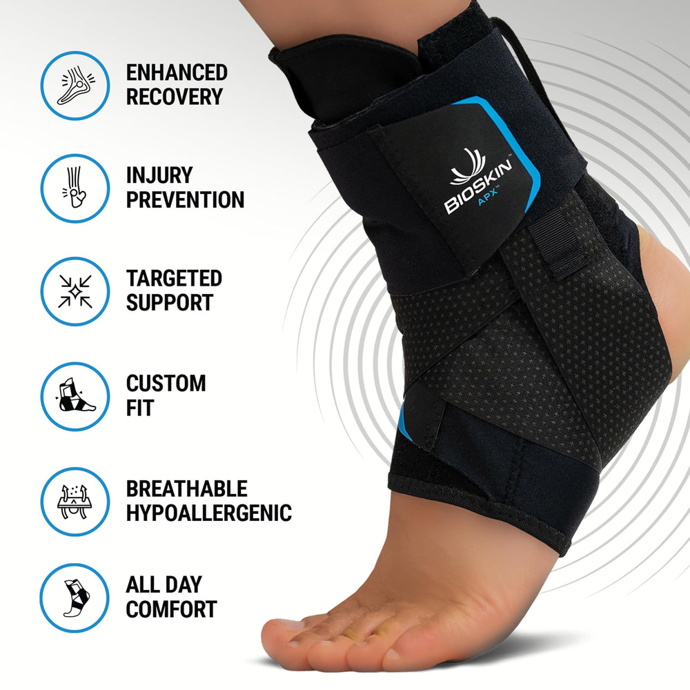 BioSkin worn on-court during play illustrating sport-ready support
