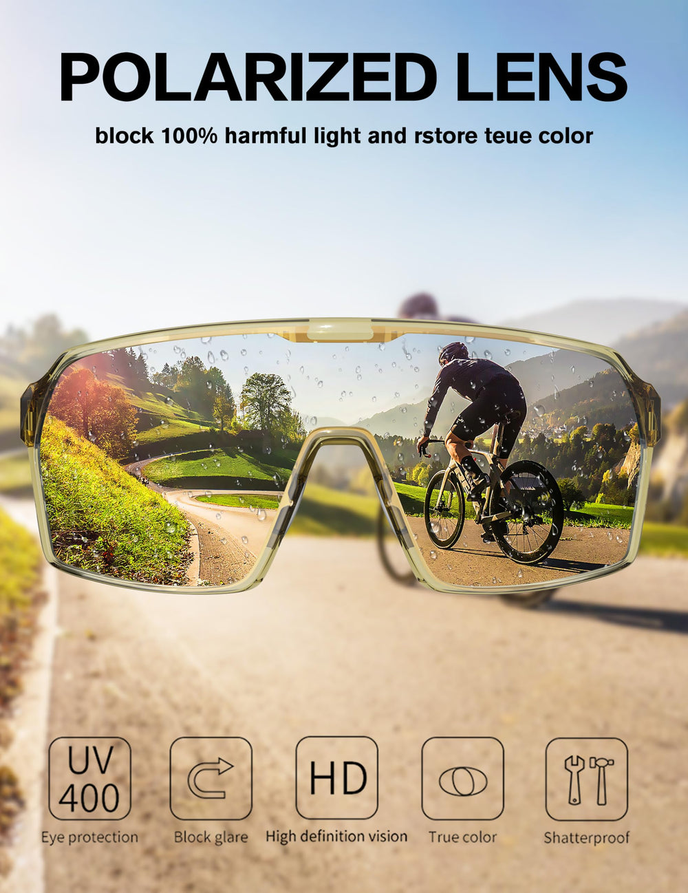 BIRCEN adjustable nose pad detail enabling customized secure fit without slipping