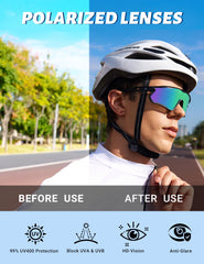 BIRCEN side profile highlighting TR90 frame and secure non-slip fit