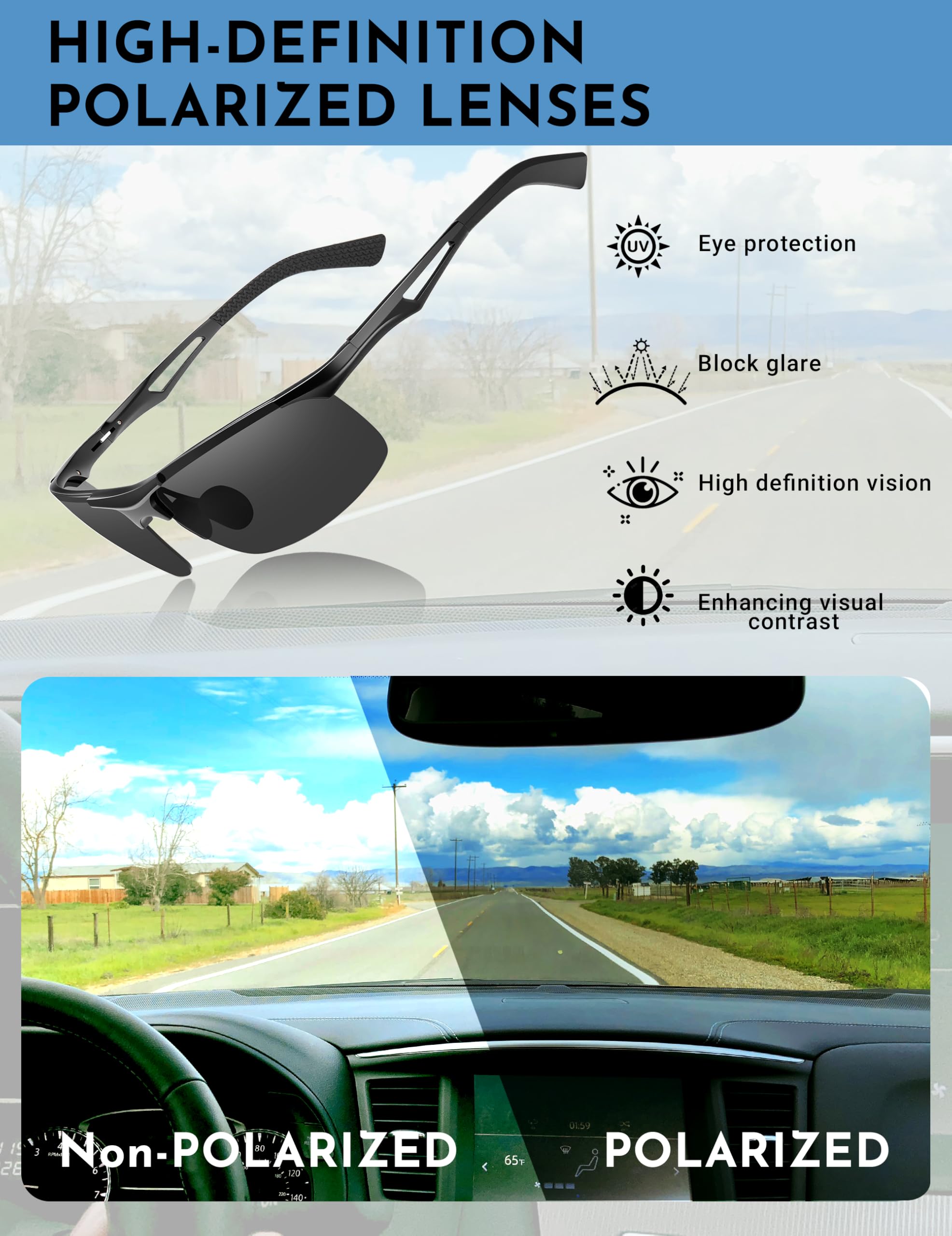 BIRCEN side profile highlighting spring hinge for flexible, secure fit