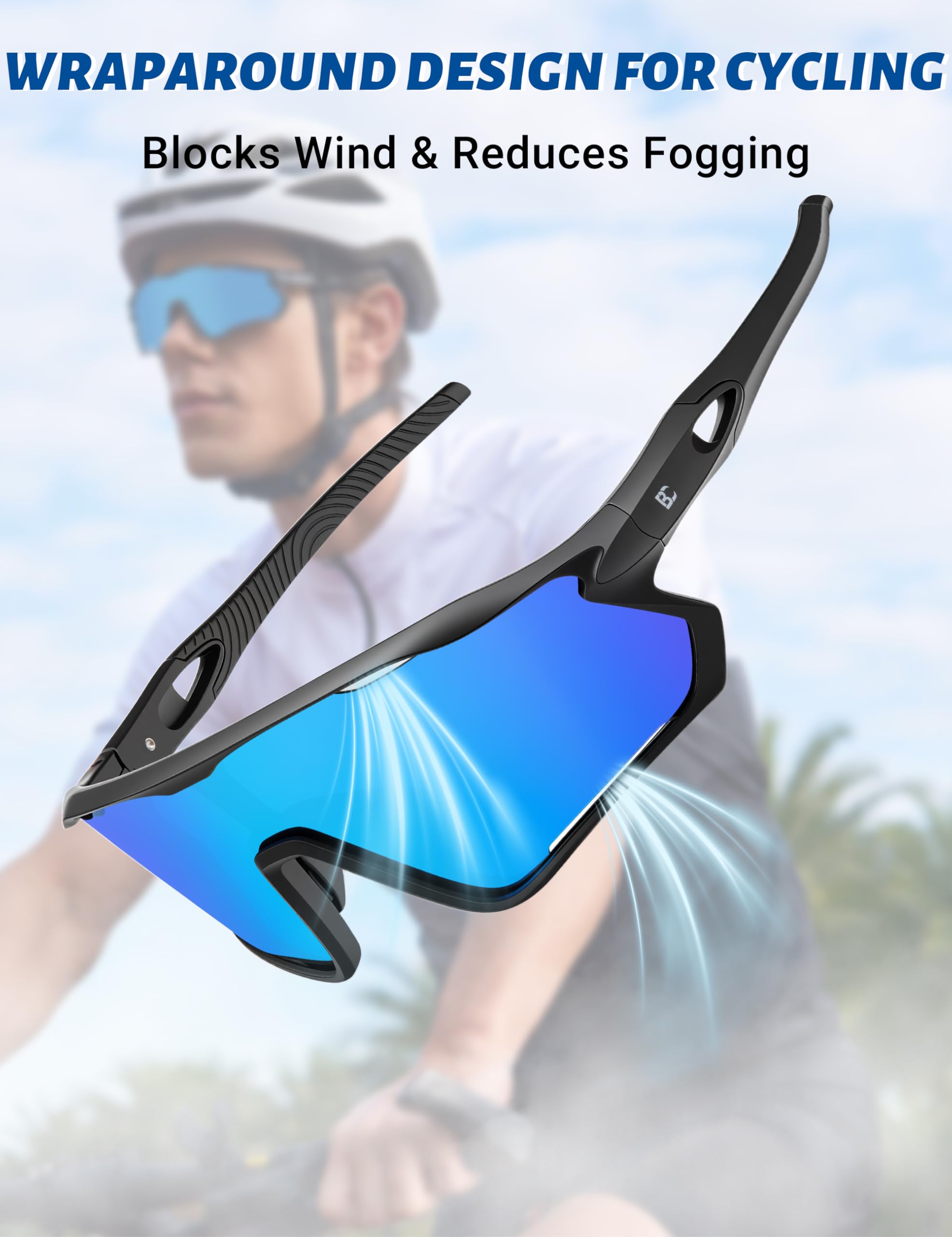 BIRCEN worn by runner showing anti-fog airflow for steady focus