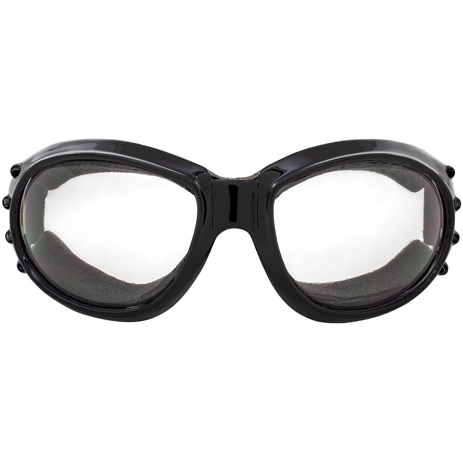 Birdz Eagle clear lens closeup highlighting clarity and night-ride visibility