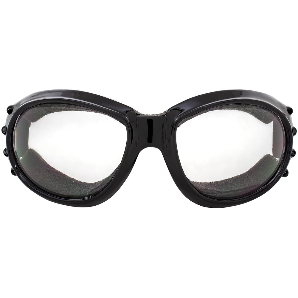Birdz Eagle clear lens closeup highlighting clarity and night-ride visibility