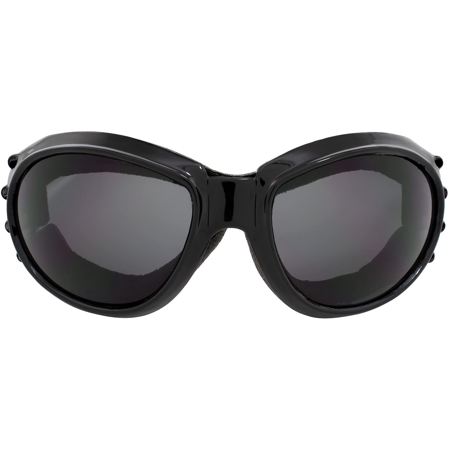 Birdz Eagle polarized smoke lens closeup reducing glare for daytime safety