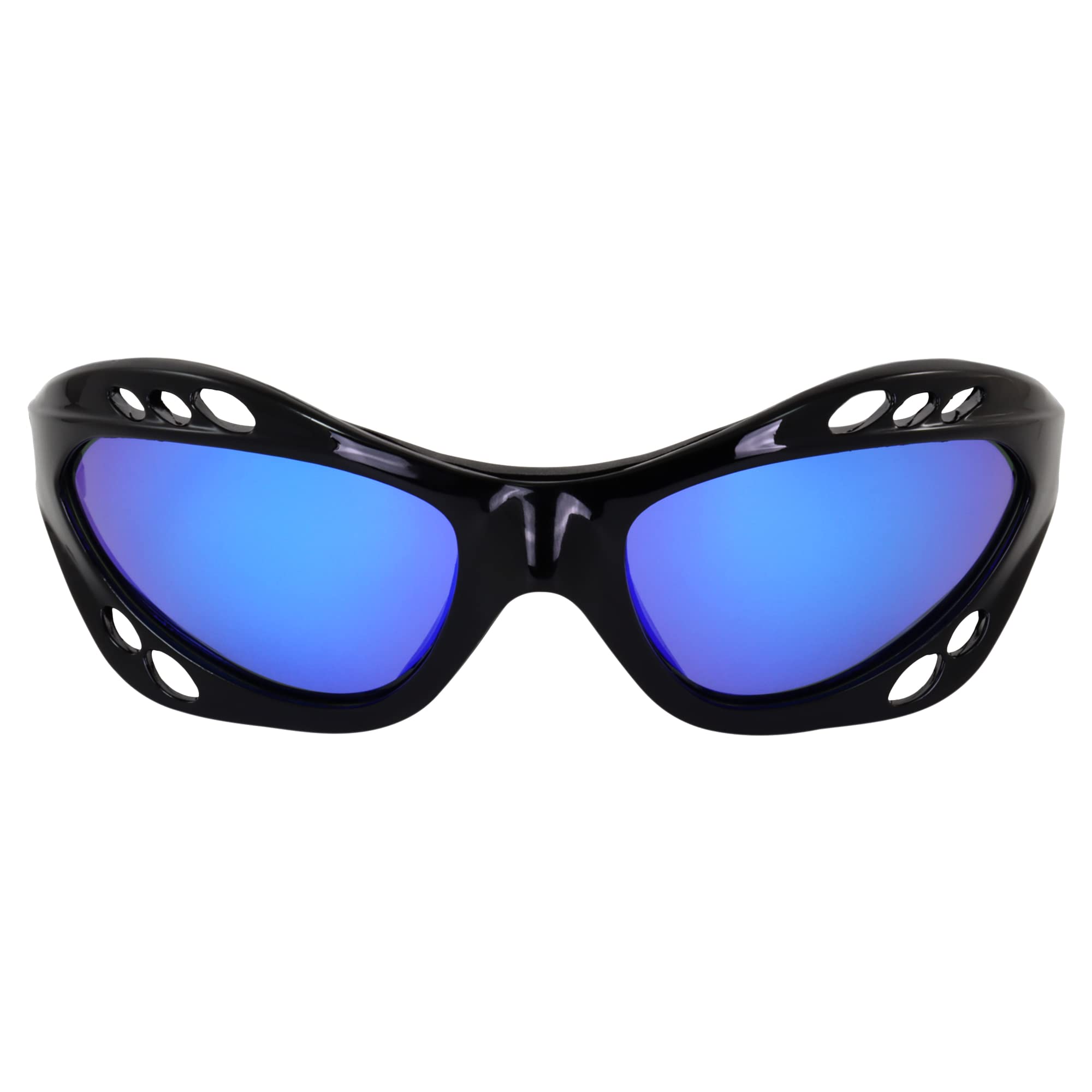 Birdz Seahawk sunglasses worn on jetski showing stability and protection benefit
