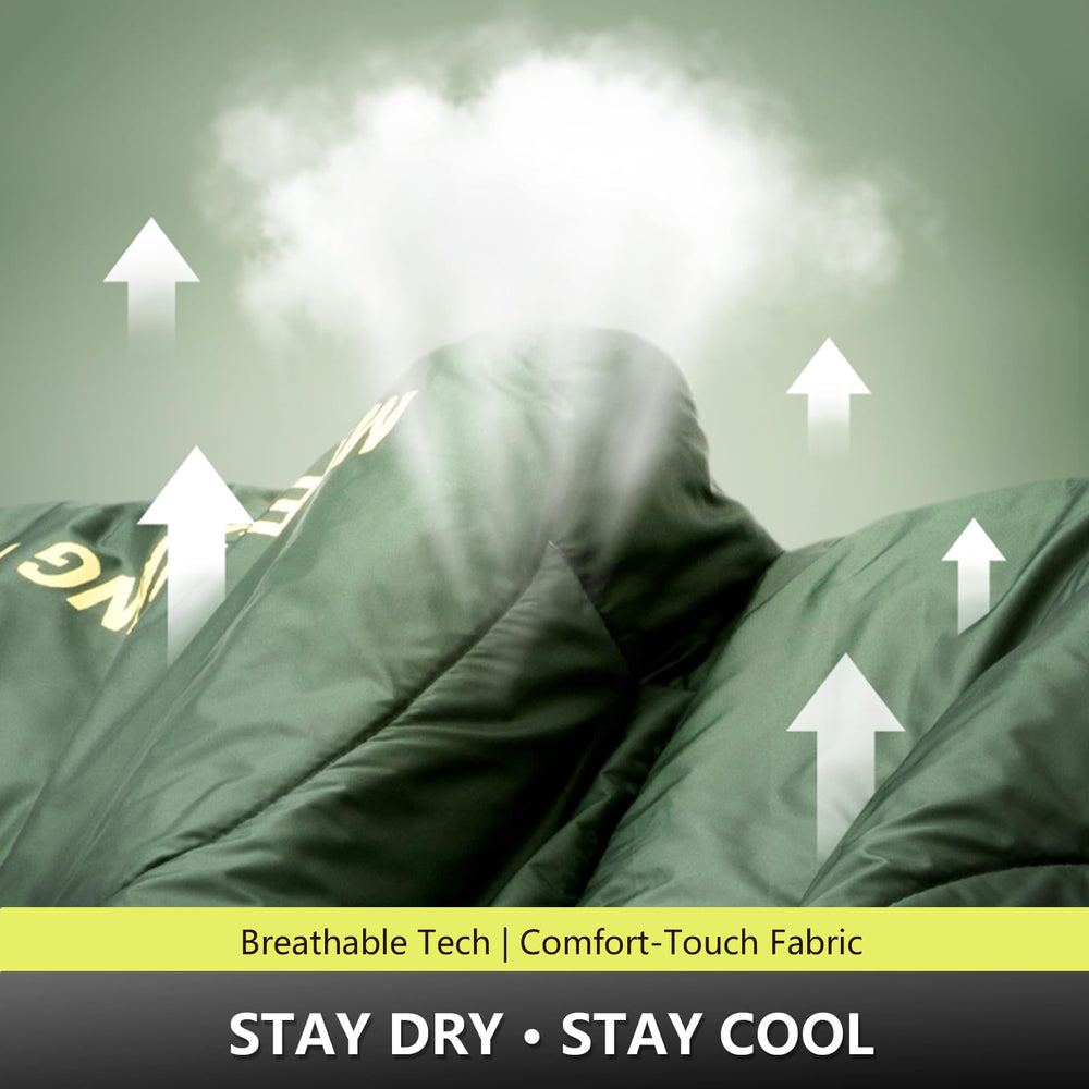 BISINNA outer 380T taffeta closeup highlighting water‑repellent protection