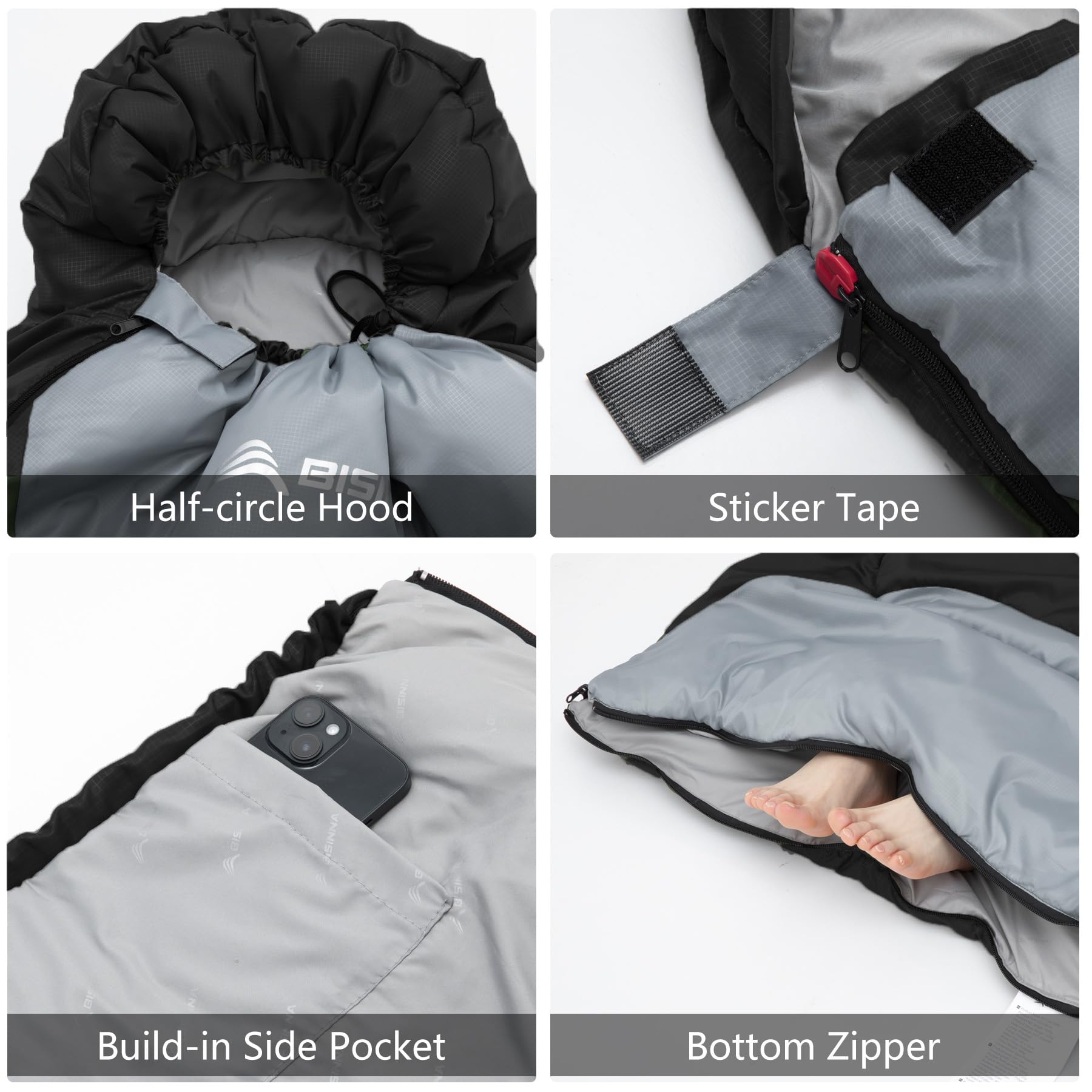 BISINNA inside a car-camping setup showing compact, ready-to-use convenience