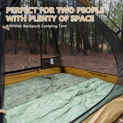 BISINNA taped seam detail showing waterproof protection
