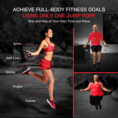 Bisonbody full 3m rope extended for classic jump rope workouts