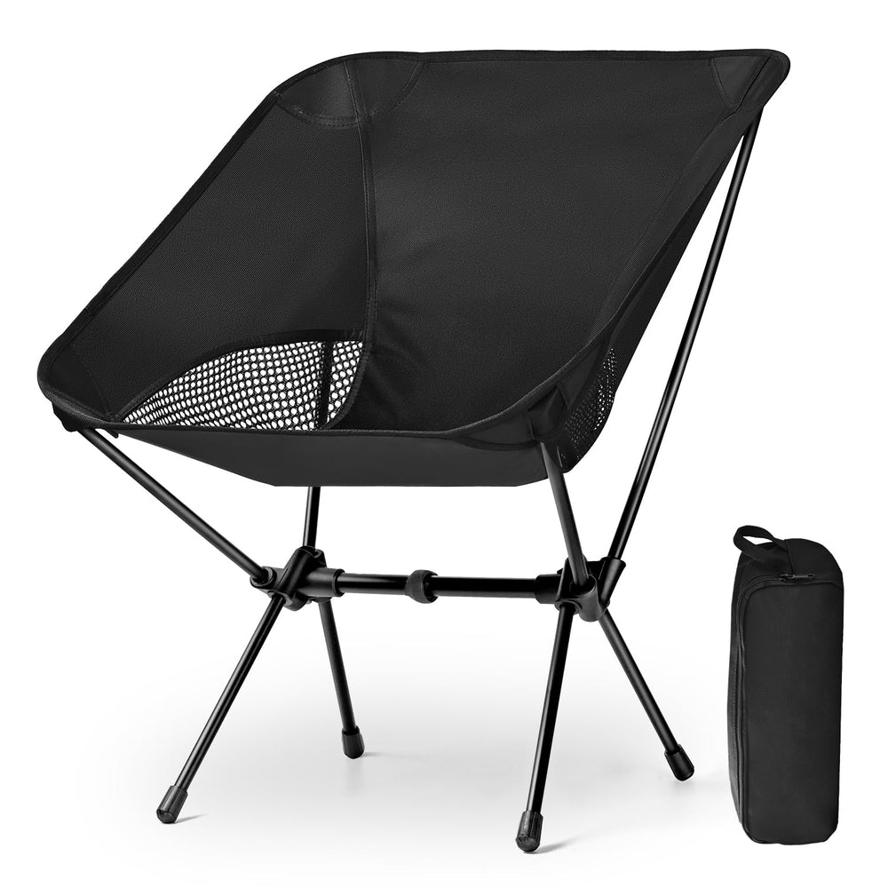 BITIANTEAM front view of chair showing compact seating and portability benefit