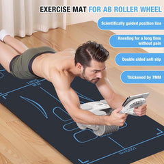 BJLZYR close-up of textured TPE surface highlighting non-slip grip for safer ab roller control