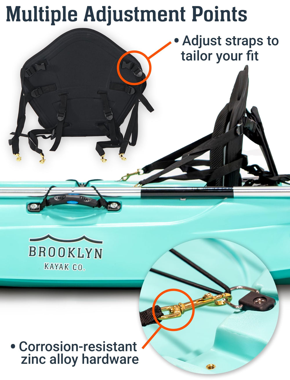 BKC PS223 side profile with adjustable straps for secure custom fit
