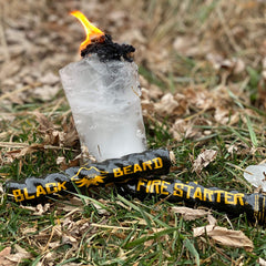 Black Beard Fire Starter rope wet conditions test, waterproof performance advantage