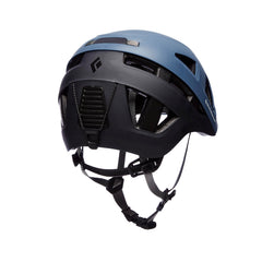 BLACK DIAMOND Capitan with headlamp attached illustrating secure light mounting for early starts