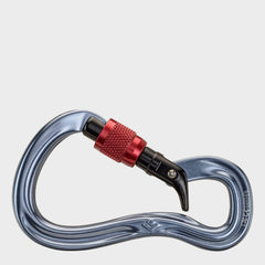 BLACK DIAMOND carabiner in belay setup demonstrating isolation for safer handling