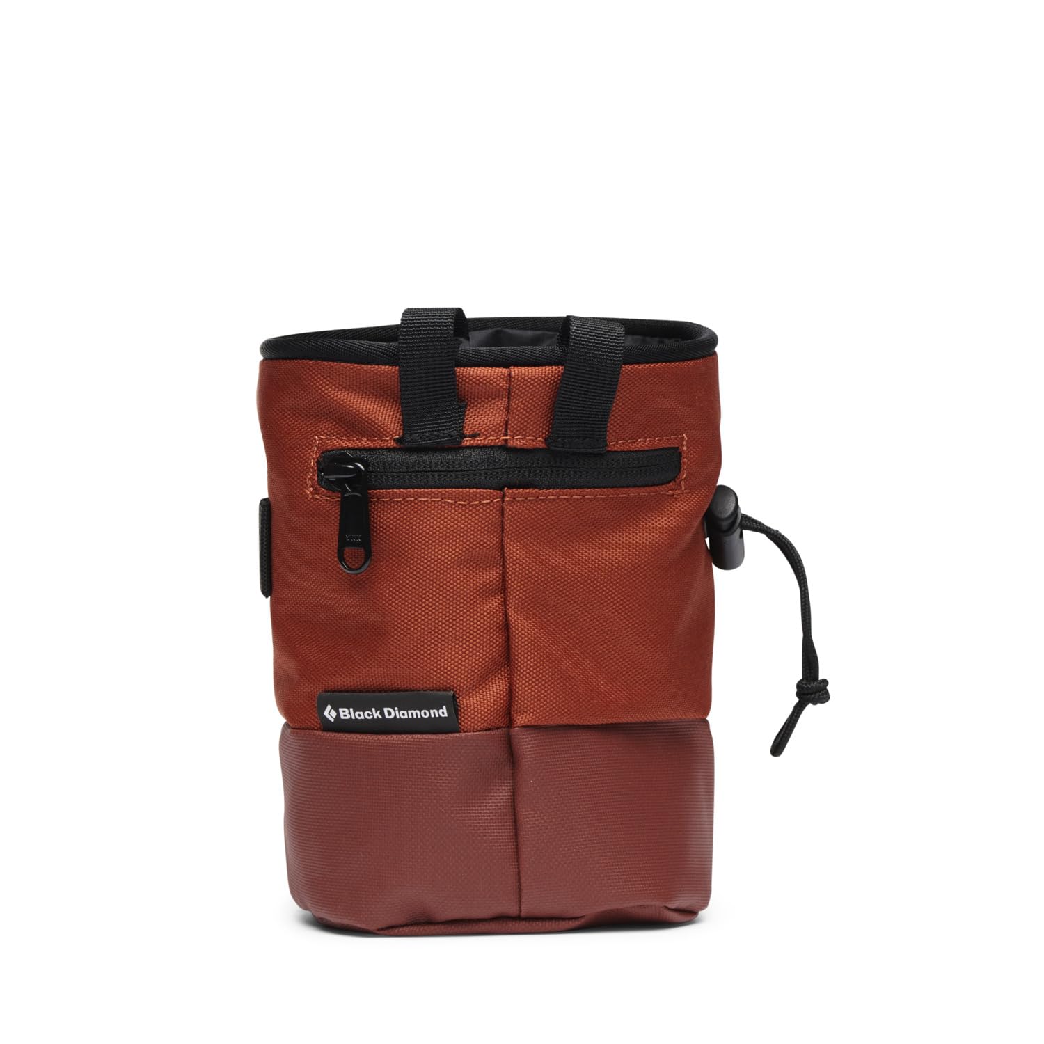 BLACK DIAMOND Mojo Zip zipped rear pocket close-up protecting keys and small essentials while climbing