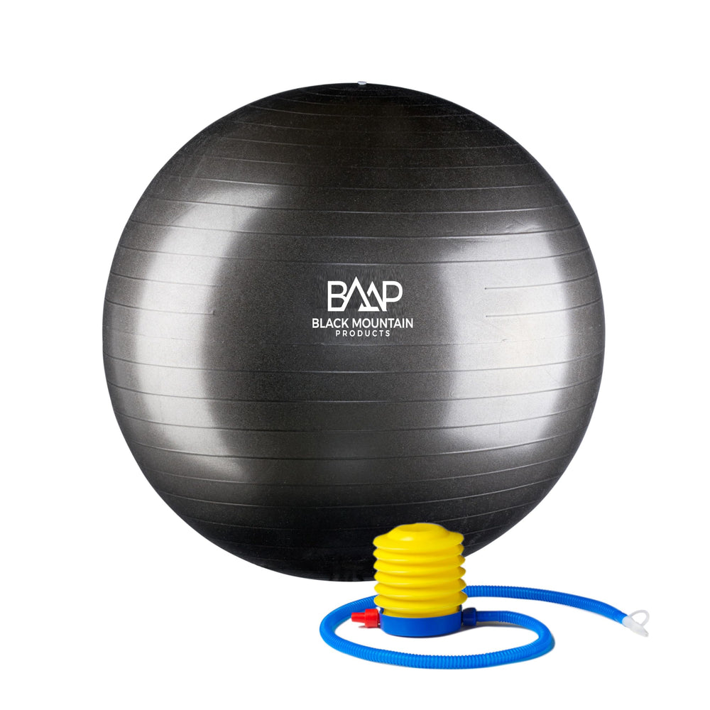 Black Mountain Products front view of 75cm ball showing professional finish and stability benefit