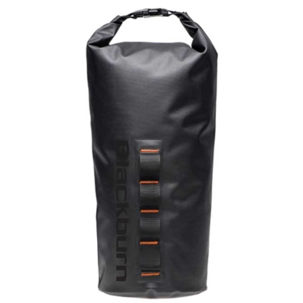 Blackburn Outpost Elite front view showing rolltop and Velcro fasteners for secure mounting