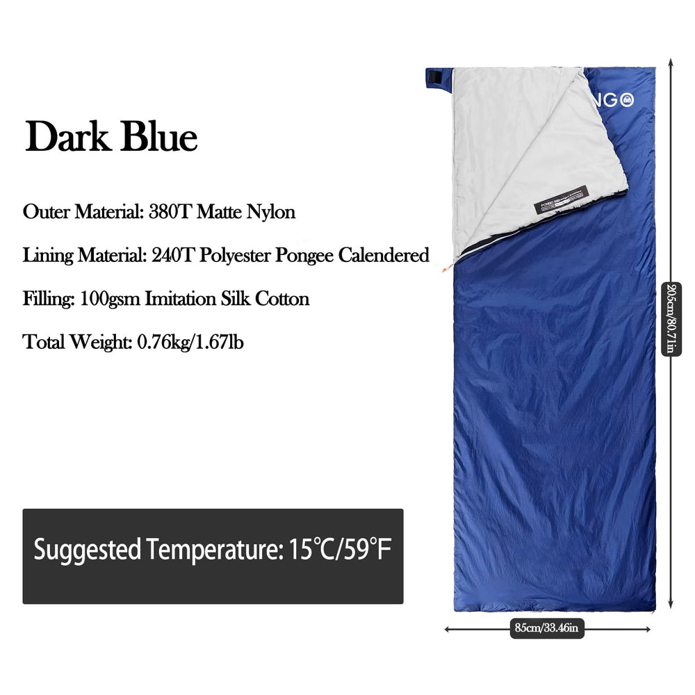 Blackpongo sleeping bag compressed inside its sack demonstrating compact portability and easy transport