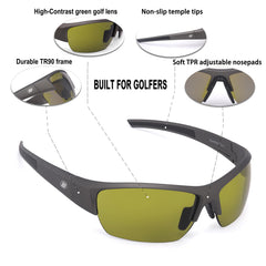 BLAITEJUS textured TPR nose pad and temple tips for non-slip comfort