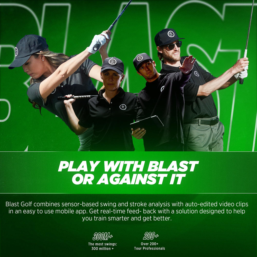 Blast Motion app metrics screen displaying tempo and face angle for faster improvement