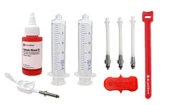 BleedZone reusable syringes and hoses close-up showing durable, cleanable parts