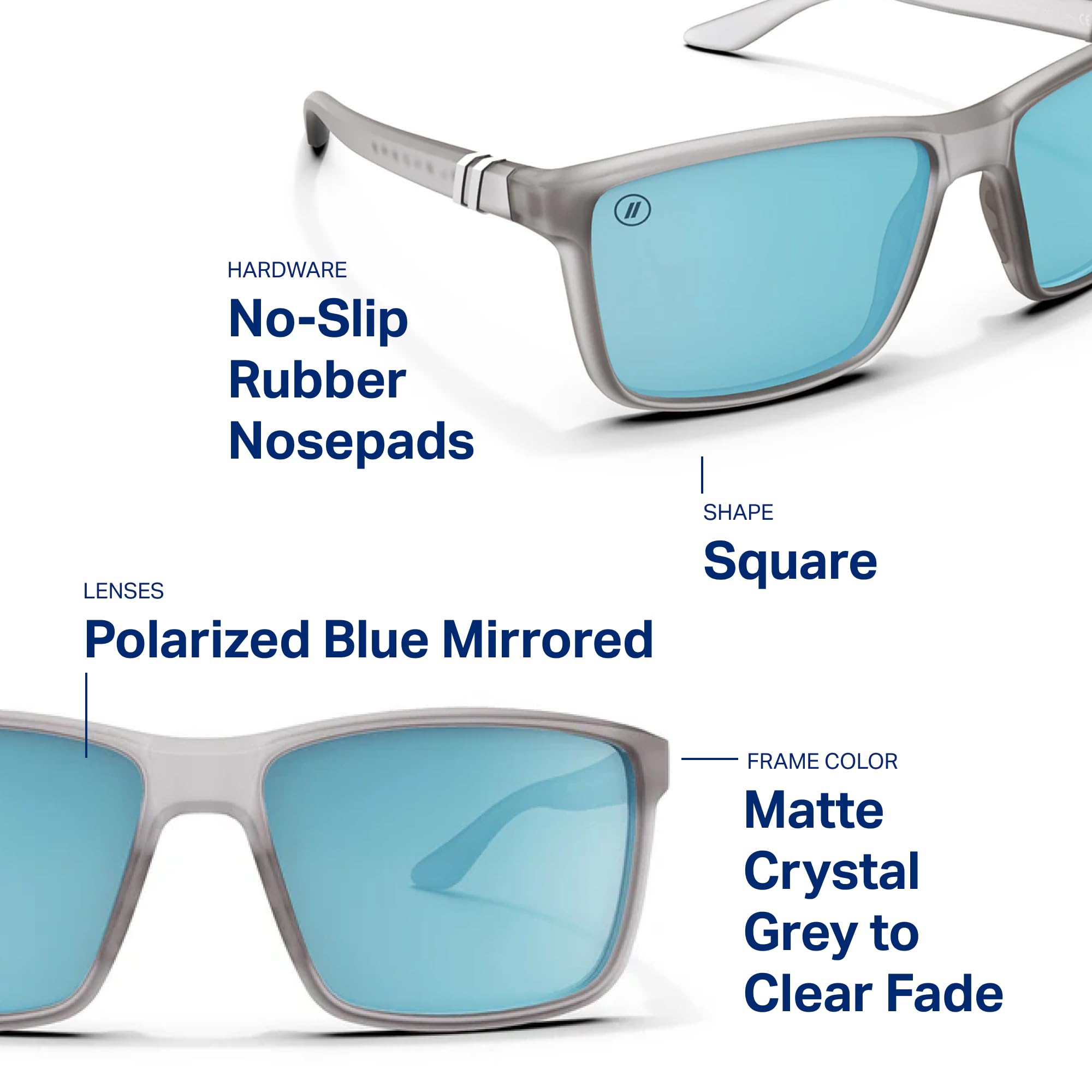 Blenders Eyewear Mesa on face in urban setting showing versatile everyday protection