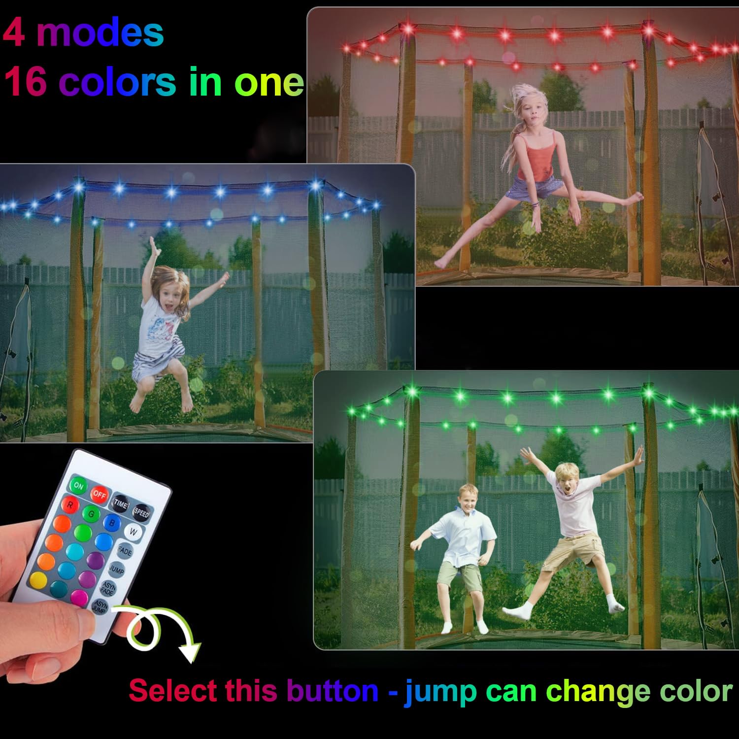 blinngo Sport close-up of LED strip detail highlighting waterproof coating and durable construction