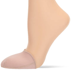 Bloch Prima Pro toe pad front view showing slim gel profile and improved comfort
