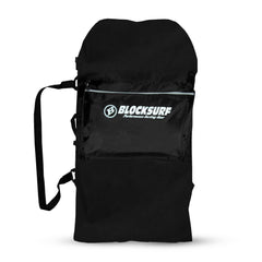 BLOCKSURF close-up of waterproof fabric and sturdy zipper for long-lasting durability